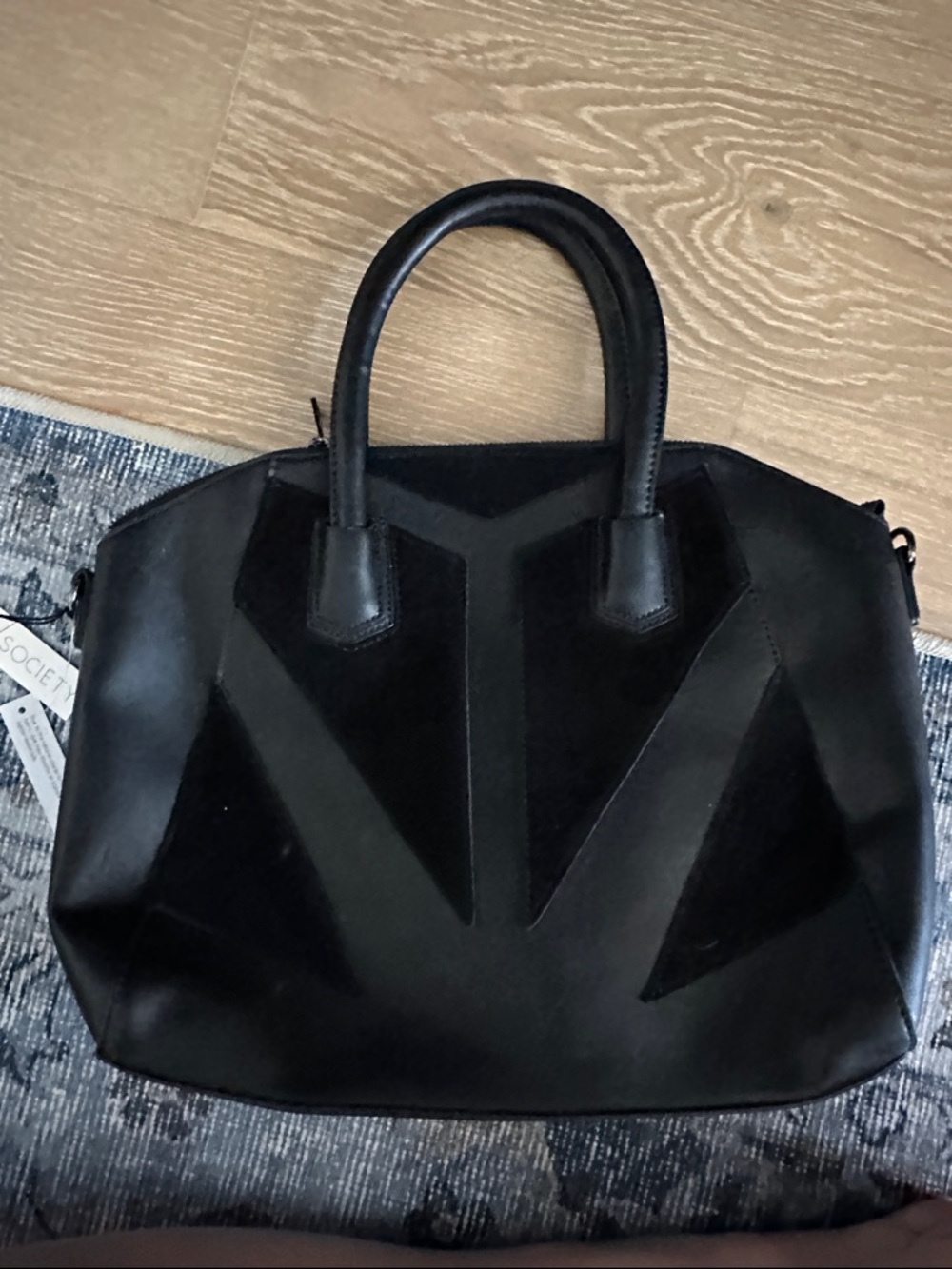 Sole Society Classic Black Structured Women’s Satchel